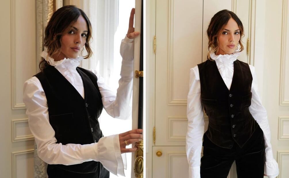 Las camisas con olanes son elegantes y románticas. Foto: Especial