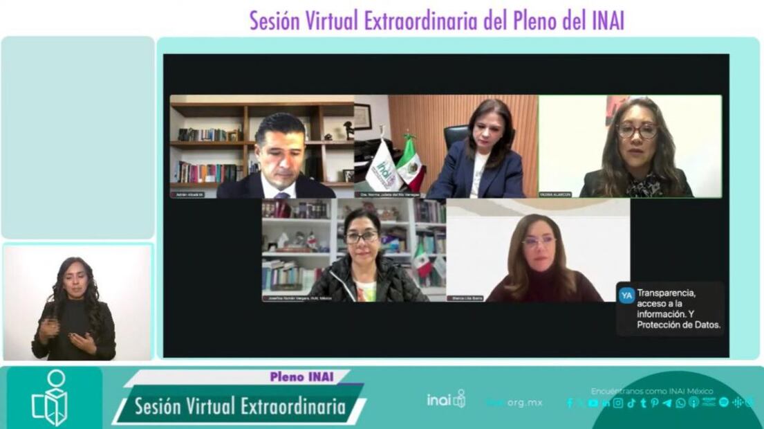 La comisionada Julieta del Río expresó que se seguirá garantizando la seguridad perimetral de la Plataforma Nacional de Transparencia, que sólo este año acumuló 389 millones 593 mil 512 intentos de ciberataques. Foto: X @JulietDelrio