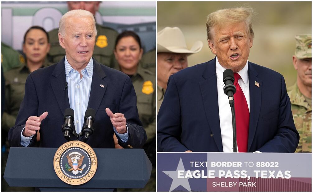 Joe Biden y Donald Trump. Fotos: AFP/AP
