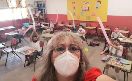 "Los niños saben que nos tenemos que cuidar", dice maestra en Sonora sobre regreso a clases