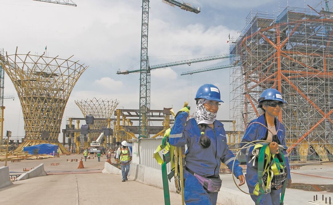 La SCT ya investiga las anomalías que se detectaron en la construcción del Nuevo Aeropuerto Internacional de México, en Texcoco. Foto: ARCHIVO EL UNIVERSAL