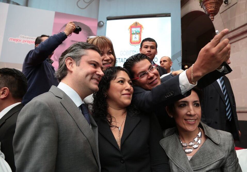 Imagen tomada del Twitter de Aurelio Nuño