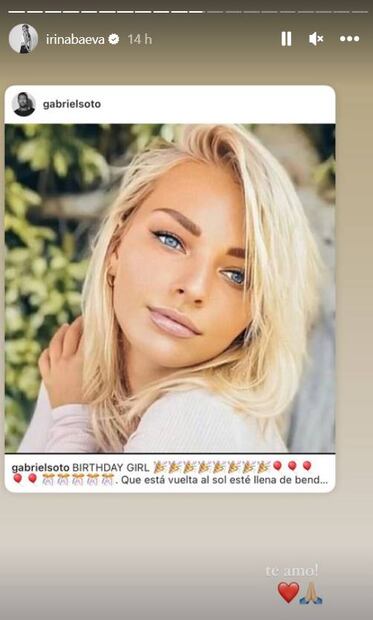 Sin un "te amo", la fría felicitación de Gabriel Soto a Irina Baeva