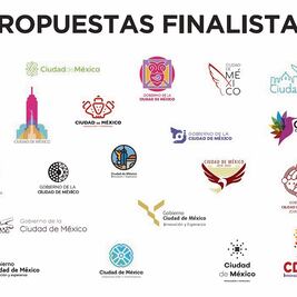 Presentan logos finalistas de CDMX