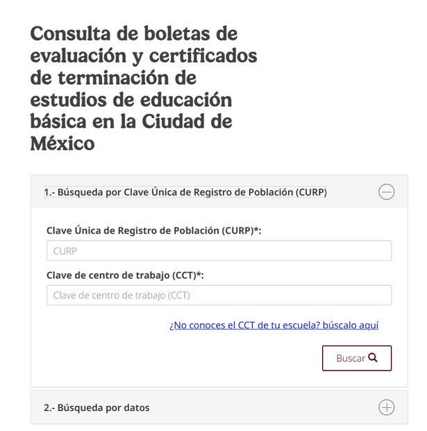Página principal del portal 'Autoridad Educativa Federal en la Ciudad de México'. Foto: Captura de pantalla