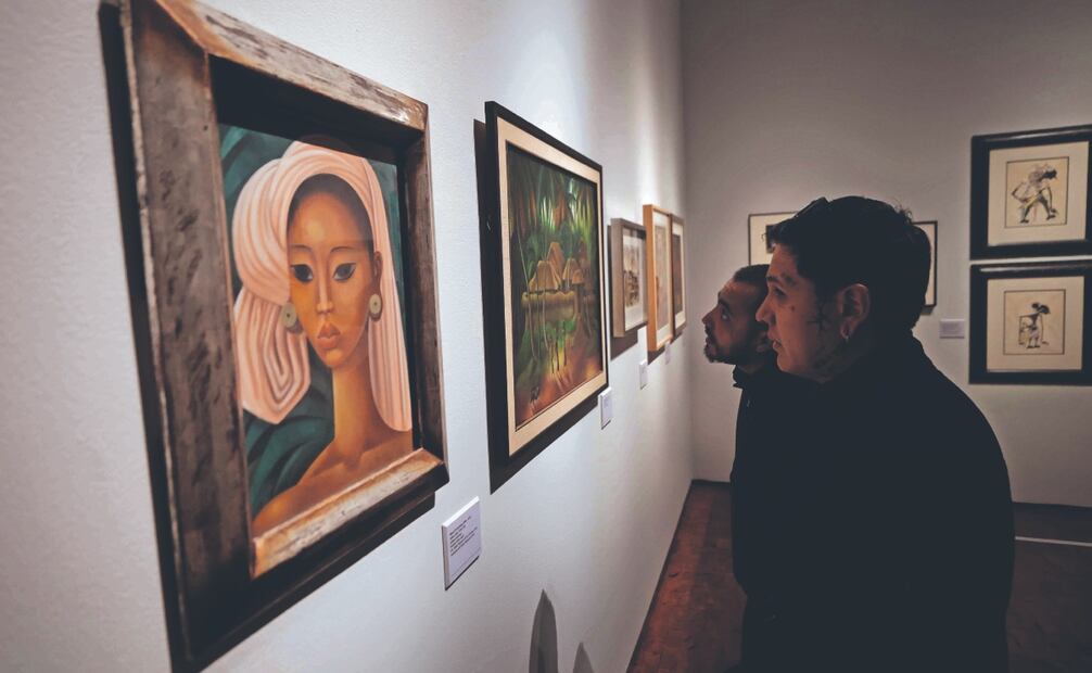 Miguel Covarrubias. Una mirada sin fronteras abrirá hoy sus puertas al público en el Palacio de Iturbide (Avenida Madero 17), donde una de las facetas que se destaca del artista es la elaboración de mapas de México y América. Fotos: Diego Simón. El Universal