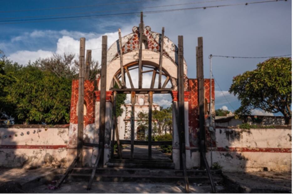 Templo de Santiago Apóstol en Mazatla, Izúcar de Matamoros. Foto: Christian Palma Montaño
