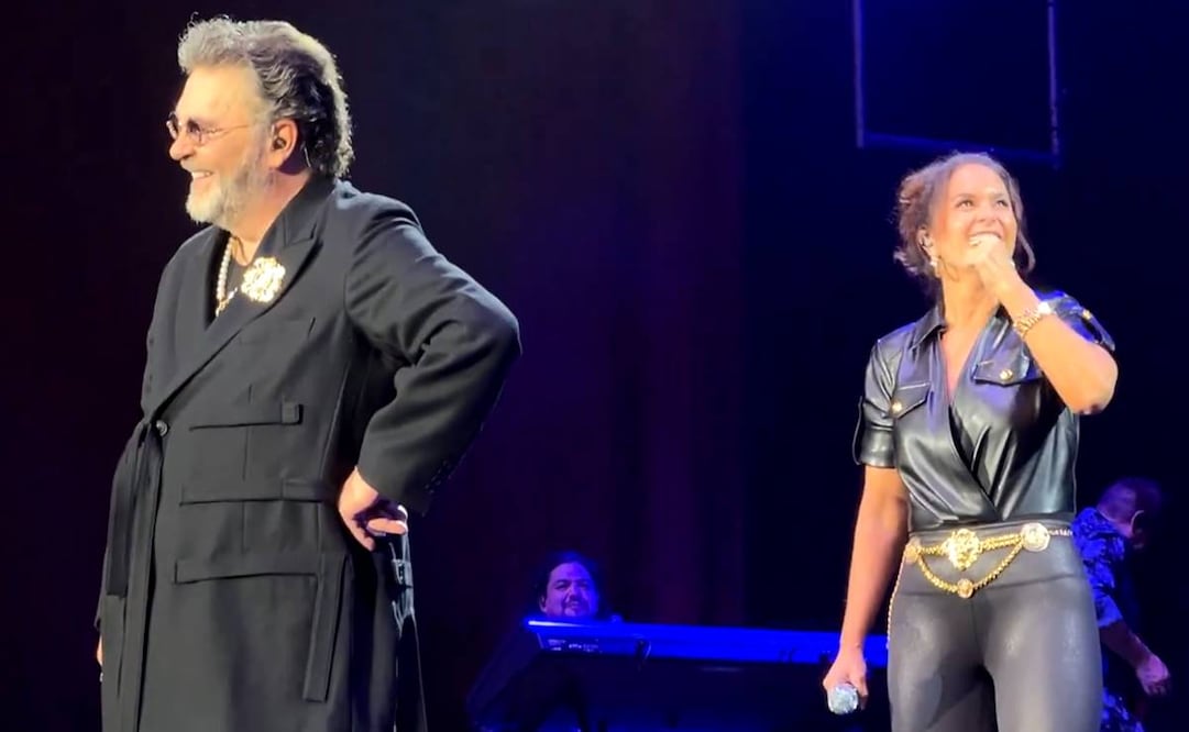 Mijares y Lucero compartieron de nuevo el escenario en medio de una sorpresa.