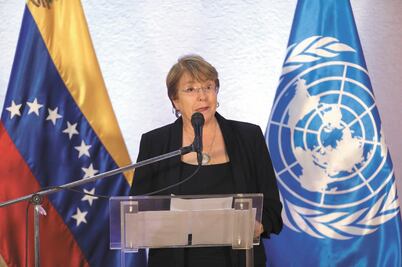 Bachelet pide liberar a los presos políticos en Venezuela