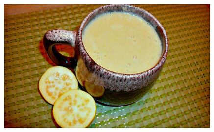Atole de Soya sabor Guayaba‏ #RECETA