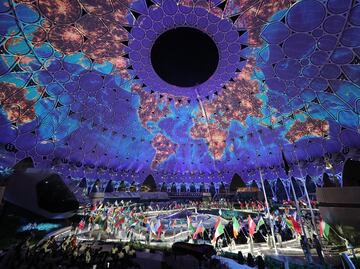 En fotos, la extravagante ceremonia de inauguración de la Expo 2020 en Dubai