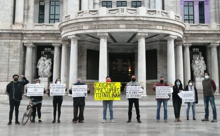 “Con pandemia y sin pandemia, el INAH no nos respeta”: Trabajadores no basificados del INAH entregan pliego petitorio a AMLO