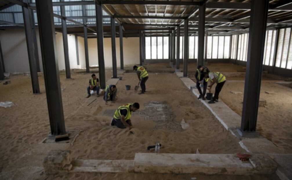 En Gaza resguardan patrimonio cultural dañado por guerras