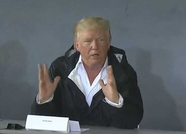 Trump evalúa daños en Puerto Rico tras huracán