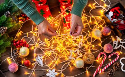 Coloca las luces de navidad de manera segura y un toque geek