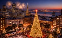 Navidad y Año Nuevo en San Francisco. Foto: Chat GPT