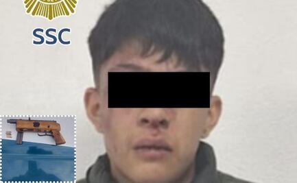 Detienen a sujeto que intentó asaltar a comprador de auto con un arma tipo subametralladora