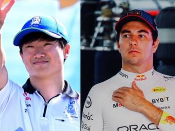 Checo Pérez no quería a Tsunoda en Red Bull; "Ojalá no pongan a Yuki"
