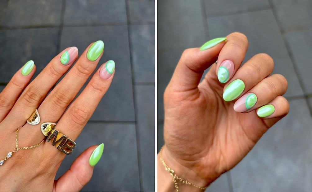Para despedir el verano, nada mejor que tonos vibrantes. Foto: Especial. Instagram @thenaillologist