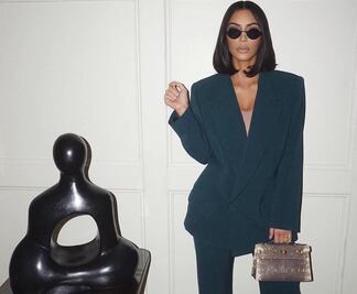 Con este look Kim Kardashian se despide del verano y le dice hola al otoño