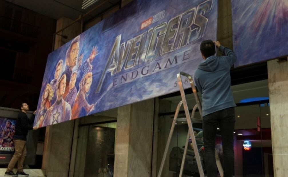 Artista griega plasma en carteles a los personajes de "Avengers: Endgame"