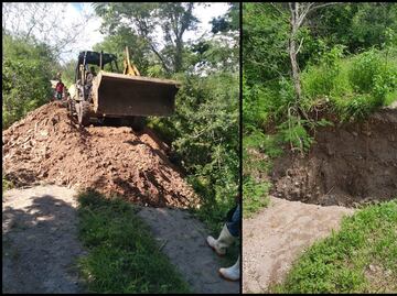 Inicia rehabilitación de caminos rurales afectados por “Nora” en Elota, Sinaloa