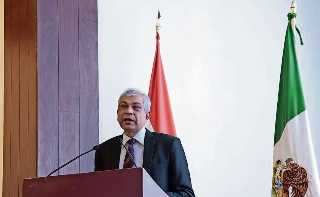 Pankaj Sharma, embajador de India en México, afirma que en todos los países hay problemas sin resolver. Foto: Especial