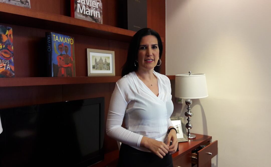 Kenia López Rabadán representa al PAN en el grupo de trabajo que tuvo en sus tareas iniciales calificar la idoneidad de los aspirantes. Foto: Archivo / EL UNIVERSAL