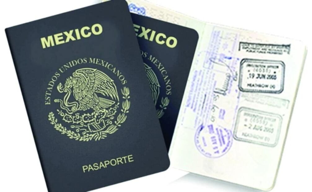 Pasaporte mexicano.