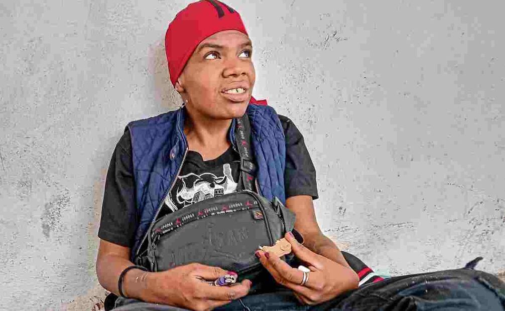 Valentina Daniela, hondureña, llegó hace cuatro meses a la capital. (29/01/2025) Foto: Gabriel Pano | El Universal
