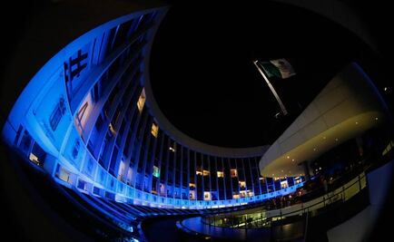 Senado se ilumina de azul por Día Mundial sobre Autismo