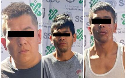 Caen tres por robo a transeúnte en Iztapalapa