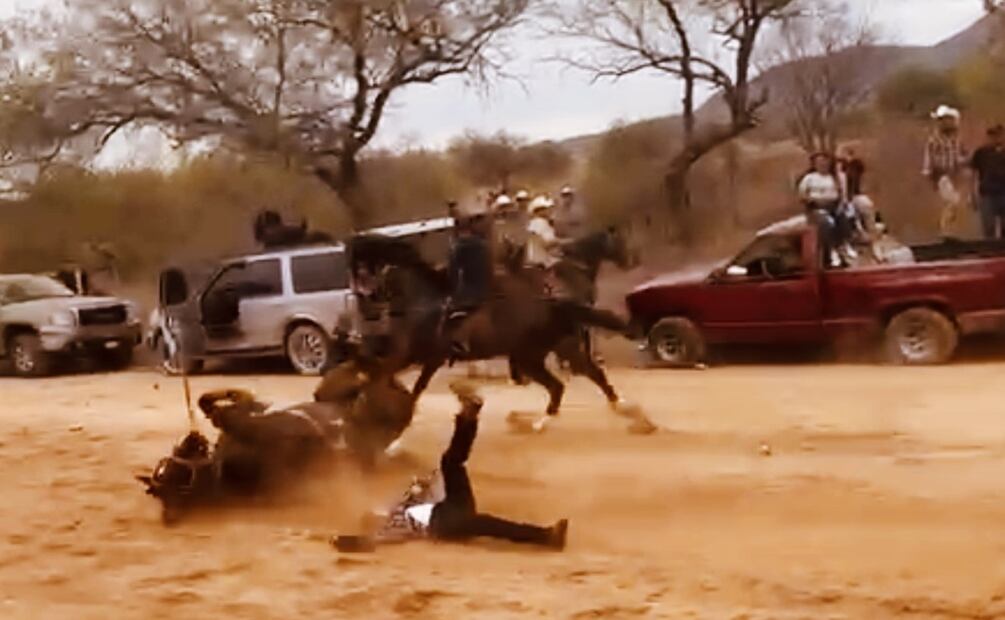 Carrera clandestina de caballos deja dos muertos en sinaloa. Foto: Javier Cabrera Martínez