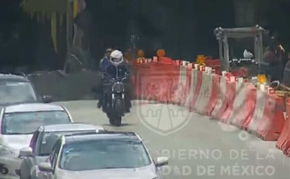 SSC sigue ruta de asaltantes en moto por el C5; los captura en Indios Verdes 