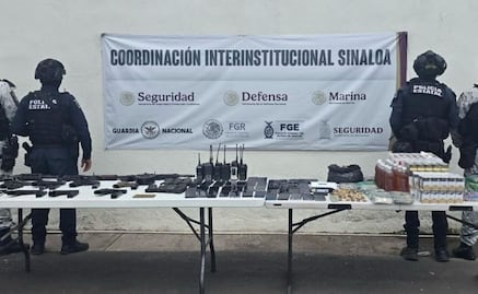 Realizan nuevo cateo en penal de Culiacán; encuentran armamento, droga, celulares y una banda ancha