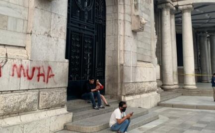 ¿Cuántos años de cárcel podría alcanzar extranjero detenido por graffiti en Bellas Artes?