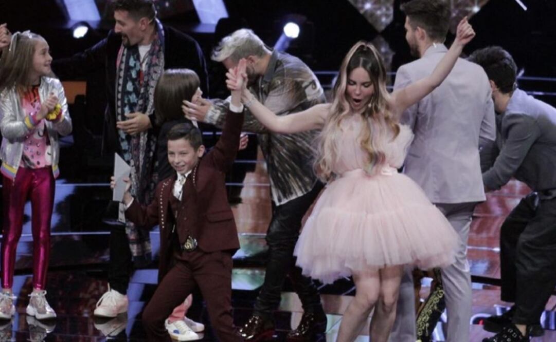 Belinda y Randy se coronan en "La Voz Kids". Foto: Instagram La Voz