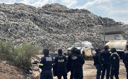 Clausuran basurero clandestino que afecta área natural protegida en Tepotzotlán 