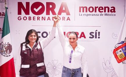 La candidata de PT-PVEM Martha Márquez declina a favor de la morenista Nora Ruvalcaba, en Aguascalientes