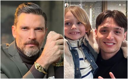 Julián Gil exhibe comentarios en contra de Marjorie de Sousa en foto de Peso Pluma con su hijo