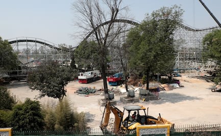 Desmantelamiento de la montaña rusa en Chapultepec se encuentra en primera fase: Sedema