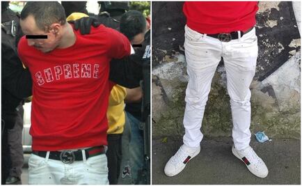 "El Bandido", operador de la Unión Tepito, cayó vestido de Gucci y Louis Vuitton