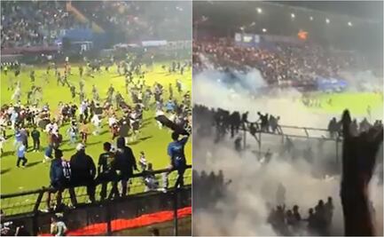 VIDEO: Mueren más de 100 personas durante pelea campal en un estadio de Indonesia