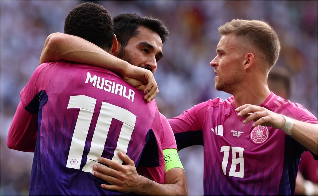 Gundogan y Musiala, los autores de los goles alemanes. FOTO: EFE