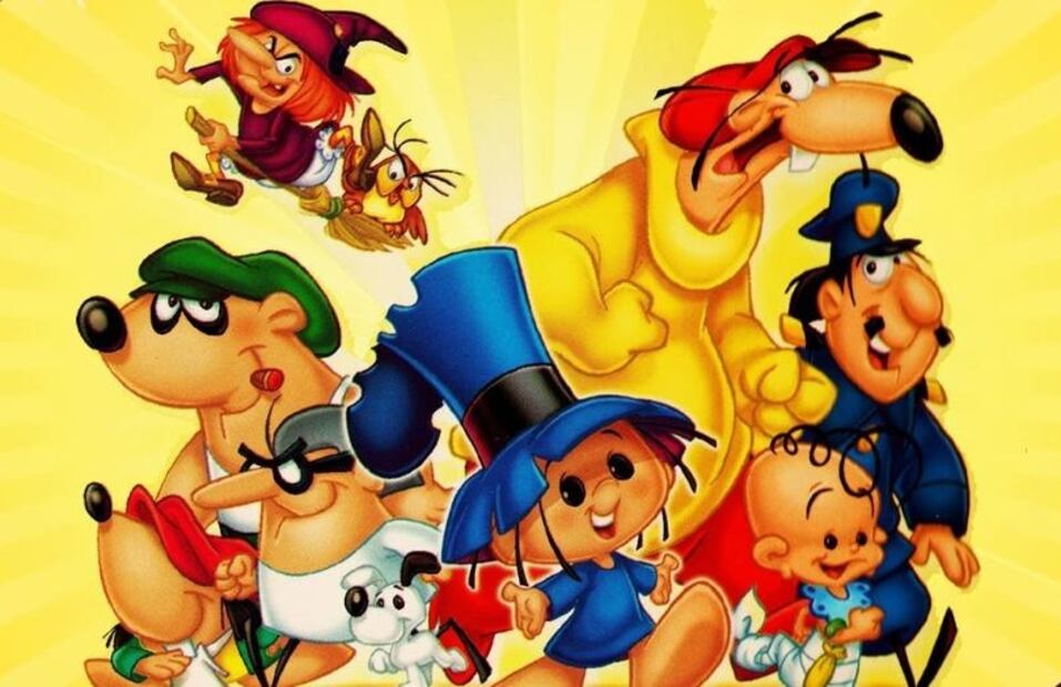 Hijitus y los demás personajes. Fuente: Twitter @ShowmundialShow