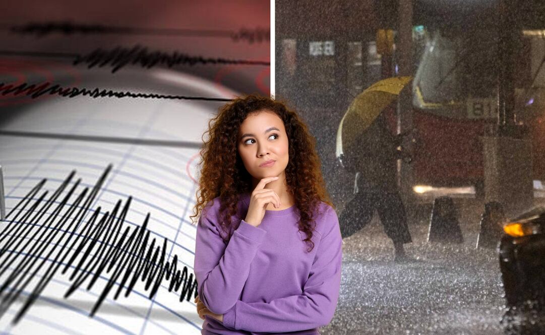 ¿Existe una relación entre sismos y la temporada de lluvias?; la ciencia aclara el mito
Foto: El Universal