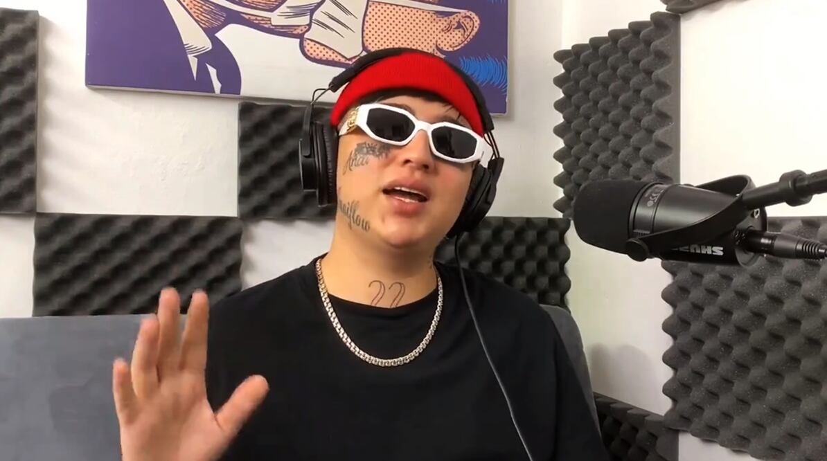 Dani Flow es un cantante de 21 años, originario de Irapuato, Guanajuato. 
Foto: Tomada de un video de "X"