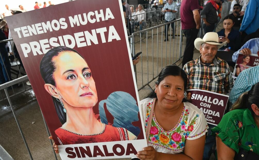 Presidenta Claudia Sheinbaum durante su gira en Sinaloa con motivo de su primer informe de Gobierno (27/09/2025). Foto: Presidencia