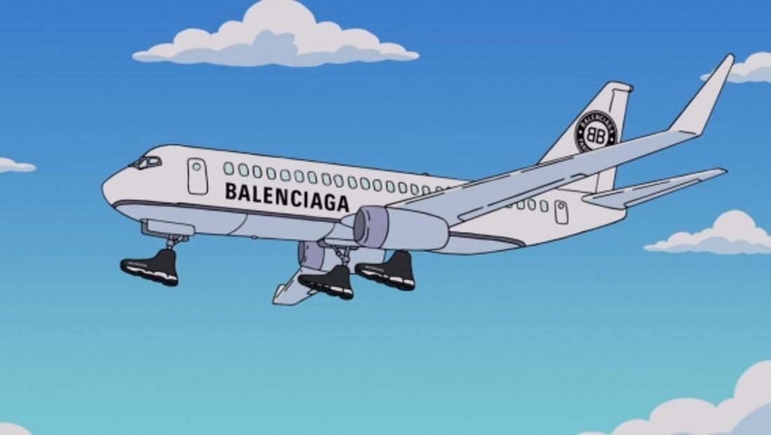 "Los Simpson" modelan para Balenciaga