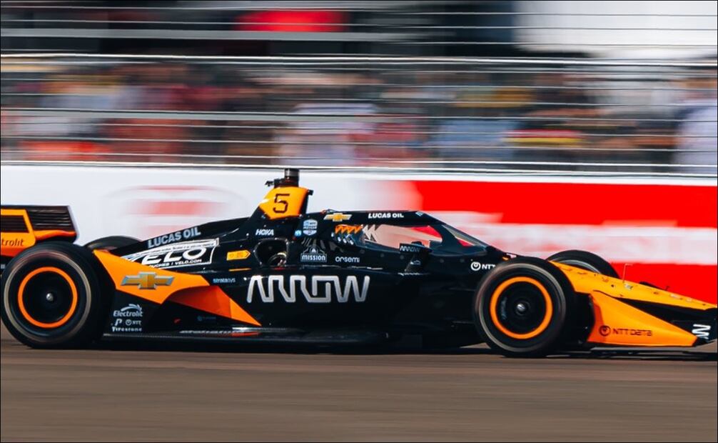 Pato O’Ward logra remontada en la IndyCar - Foto: @ArrowMcLaren (X)